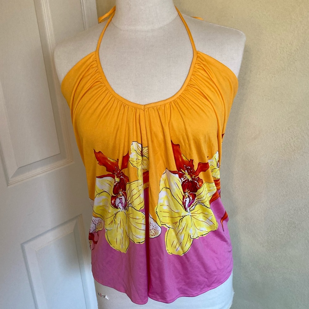 Diane von Furstenburg Tropical Novesa Silk Blouse
